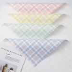 Two-color checkered retro Ouya paper-wrapped flower paper checkered gift flower packaging bouquet wrapping paper wholesale materials for sale
