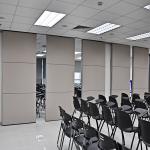 Custom Color Aluminum Fame Sound Proof 65 Mm Louvered 80 Mm Acoustic Partition Walls For Exhibition Room for sale