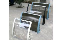 China 1200mm Length Window Balcony Awning with Clear Plastic and Easy Installation supplier