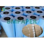 80g Two Sides Blue Printing Drawing CAD Plotter Tracing Paper In Roll for sale