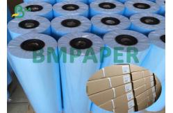 China 80g Two Sides Blue Printing Drawing CAD Plotter Tracing Paper In Roll supplier