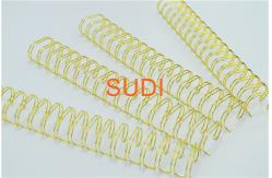 China Strong Tension Strength 26.5mm 1/8  Wire Spiral Binding Coils supplier