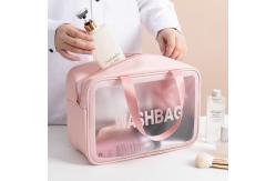 China Travel Toiletry Large Waterproof Handbag Transparent Clear Stadium Tote Bag supplier