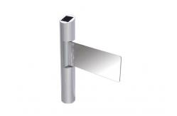 China Bidirectional DC Brushless Tubular Swing Barrier Turnstile supplier