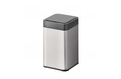 China Square Electric Smart Garbage Bin Home Trash Can With Lid And Automatic Sensing supplier