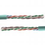 Customized Ethernet LAN Cable 23AWG UTP Cat6A with CE Certificates Blue/Grey Reference Bandwidth 750MHz for sale