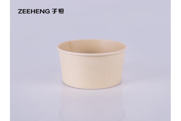 Round Compostable Food Bowls Biodegradable Salad Containers With Lids