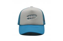 China Unisex Snapback Truck Driver Hat With Embroidered Logo Sponge Mesh Hat supplier