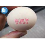 600 dpi Expiry Date Printing Machine With Printing Speed 100,000 Eggs Per Hour for sale