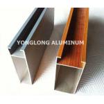 Multifunctional Curtain Wall Aluminium Profiles For Decoration Rectangle Shape for sale