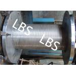 Custom LBS Groove Wire Rope Drum With High Speed Rope Wheel for sale