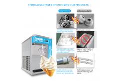 China Table Top Big Capacity Automatic Soft Serve Ice Cream Machine BT-25AB supplier