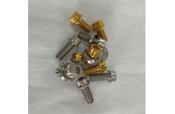 China Titanium Fully Threaded Hex Socket Flange Bolt With Gr1 Gr5 Gr12 Customized supplier
