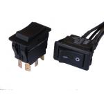 Mini Rectangle 4 Pin  On Off Rocker Switch Panel 24A 12A UL Approved for sale
