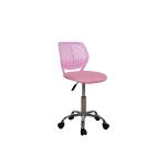 Fabric Seat Armless Office Chairs Mid Back ,  Adjustable Height Kids Computer Chair for sale