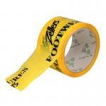 High Adhesive Printed Packaging Tape High Resistance Durable Viscosity 50mic for sale