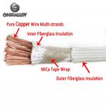 Industrial-Grade Mica Tape Impregnated High-Temp Wire UL-Certified -80°C To 500°C for sale