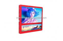 China Red Colour Elevator Lcd Advertising Player Display With Led Light Box supplier