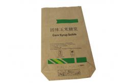 China 25kg Multi Layers Kraft Paper Bag Custom Printing With Flat Bottom supplier