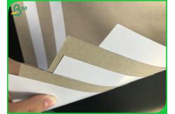 China 200g 300g thick Sheets White Coated Duplex Board Recycled Grey Back supplier