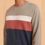 Custom Embroidered Blank Oversized Sweatshirts Crewneck For Spring