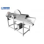 SUS304 Tomato Potato Half Cutting Equipment With PVC Conveyor Belt for sale