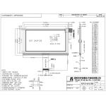 STN Blue 240*128 graphic transmissive negative UC1698U COG LCD Module