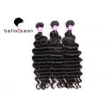 Deep Wave Natural Black 7A Grade Virgin Hair Weaving With No Shedding​ for sale