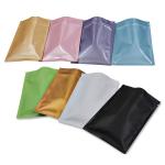 Glossy Rainbow Marbling Pattern Mylar Zip Bag Reclose Flat For Jewelry Cosmetic for sale