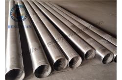 China 304 Grade Johnson Stainless Steel Screen Vee Wire Screen 5800mm Length supplier