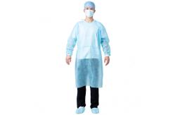 China PP PE EN13795 Medical Isolation Gown AAMI PB70 Level 20gsm-65gsm supplier