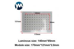 China UV Light Module 230W 3535 Quartz Lens Lamp Beads 365nm Curing Module supplier