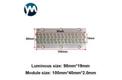 China Curing Lamp 168W UV Light Module LED Chip 395nm 365nm 385nm 405nm supplier