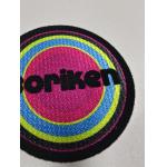 Custom Heat Press Flocking Logo Patch Iron On  Heat Transfer Vinyl T Shirt