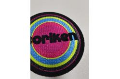 China Custom Heat Press Flocking Logo Patch Iron On  Heat Transfer Vinyl T Shirt supplier