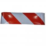 Slant White Red / Yellow Black High Intensity Grade Reflective Sheeting Tape Strong Adhesive For Vehicle for sale
