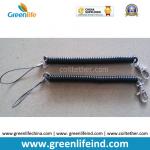 Customized 120mm Length Black Spring String w/Cellphone Loop & Snap Hook for sale