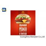 Fast Food Advertising 3D Lenticular Poster Flip Effect Stunning Design For Promotion for sale