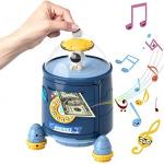 Kids ABS Material Pink And Blue Color Rocket Piggy Bank For Educational for sale