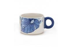 China 7oz Custom Pattern Mugs Ceramic Coffee Mug Cute Mini Cup Stacking Ceramic Mugs supplier