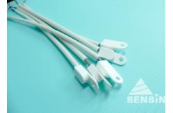 China Glass Fiber Sleeves White Nylon Temperature Ring Probe supplier