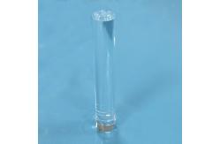 China Light Guide High Purity Quartz Glass Rod Diameter 22mm Total Length 121.5mm supplier