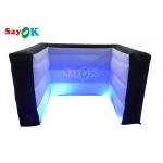 LED Illuminated Inflatable Bar Counter With Blower For Beer Drink Shop Parties for sale