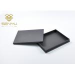 Black Kraft Paper Box Packaging with 1200g Cardboard Base Lid Gift Packing for sale