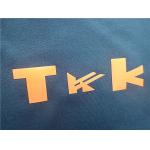 Custom Shiny Orange TPU Iron On Clothing Patches , Heat Transfer Shoe Label