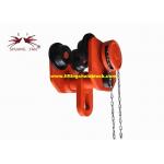 20 Ton Travelling Lifting Beam Trolley Manual Girder Chain With 4 Gliding Wheel Rollers for sale