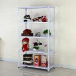 C Store Metal Display Boltless Steel Rack In White Color 150kg Per Level for sale