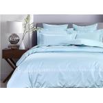 Simple Embroidered Twin Size Bedding Sets 100% Cotton 4 Pcs For Home / Hotel for sale