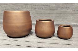 China Frost Resistant Fiberclay Planter Customized For Garden's Aesthetics And Durability supplier