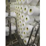 China Raw White Virgin Sewing Recycle Polyester Yarn 30S/2 With GRS Certificate manufacturer
